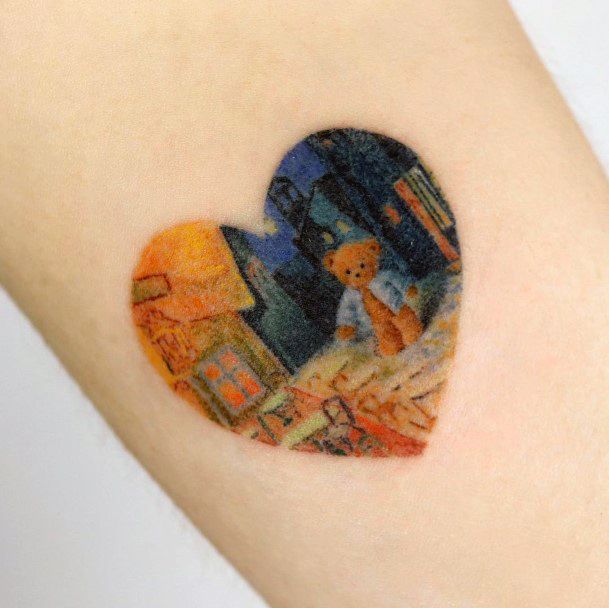As 50 melhores ideias de Tatuagens de Ursinho