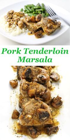 This Pork Tenderloin Marsala is so juicy and savory, you will want to lick the plate clean! I first fell in love with Marsala when I made this Chicken Thighs Marsala dish awhile back. Using Marsala Wine with Chicken has always been super popular. But I was thinking, well if it’s good with Chicken,