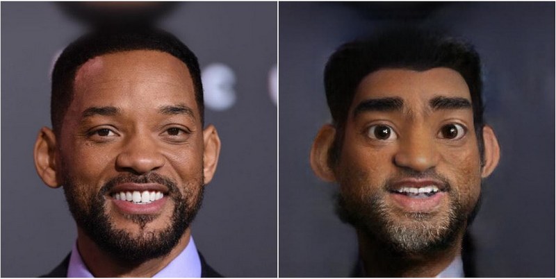 Will Smith Transform into Disney characters using neural networks