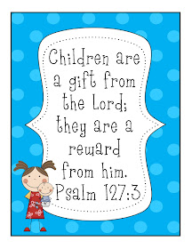 gwhizteacher, ID badge verse, psalm 127:3