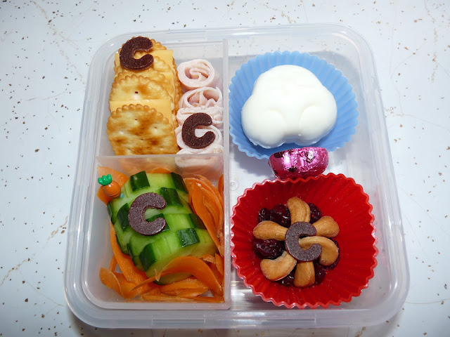 Letter C bento lunch