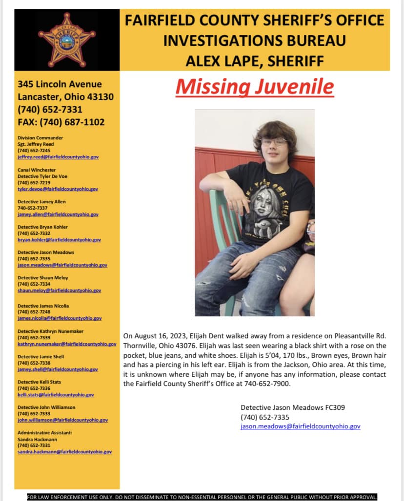 Missing Juvenile Poster
