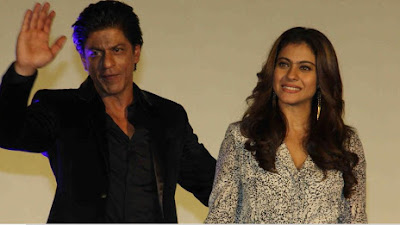 शाहरुख और काजोल फ़िल्म 'दिलवाले' के एक गाने के लॉन्च के मौके पर।