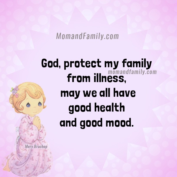 Mom And Family Love Quotes: Dear God, Bless My Family. Short Prayer And Images