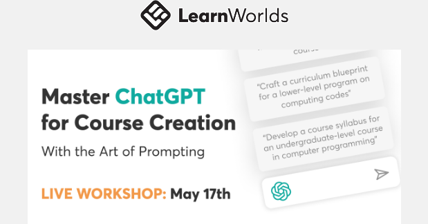 Master ChatGPT for Course Creation - Live Workshop