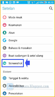 cara screenshot asus zenfone 2 laser