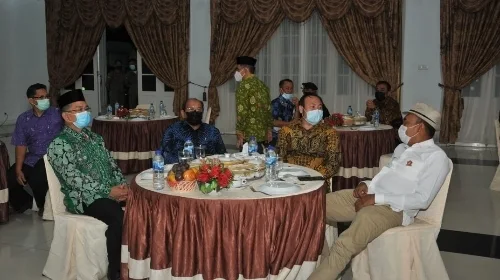 Jelang Paripurna, Pj Gubernur Silaturahmi dengan Pimpinan Parpol.