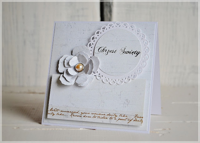 kartka chrzest święty scrapbooking