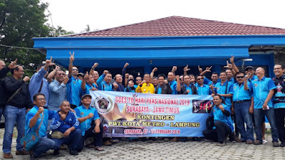 Lepas 51 Anggota PWI ke Surabaya, Walikota Pairin: Jaga Nama Baik Metro di Ajang HPN ke 33