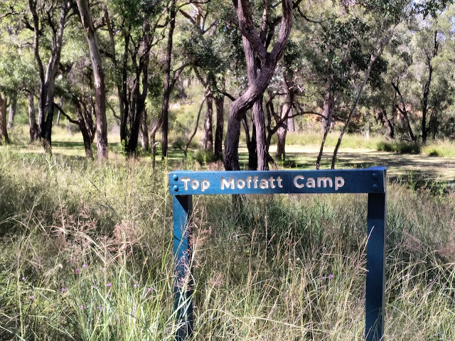 Sign: Top Moffat Camp