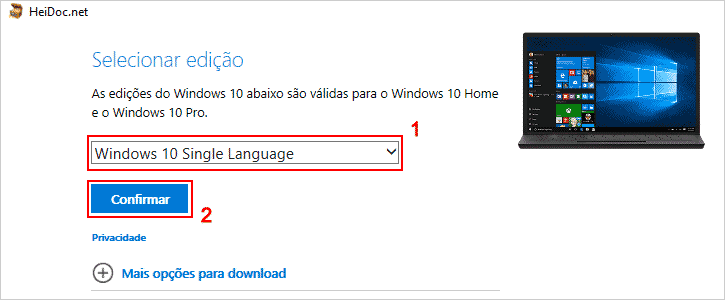 Baixar iso do Windows 10 oficial