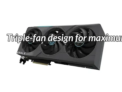 Triple-fan design for maximum airflow