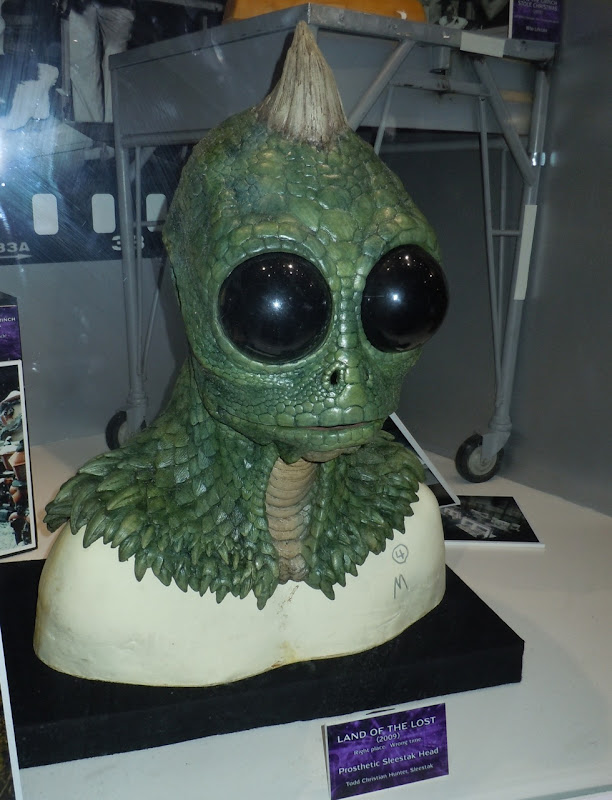 Prosthetic Sleestak head Land of the Lost