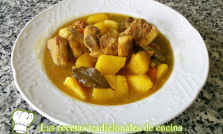 Receta de guisado de costillas de cerdo