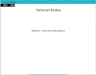 Windows 10 Universal App : Navigasi Halaman