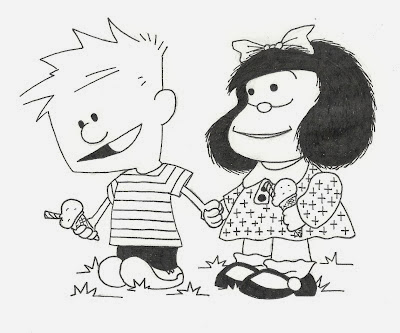 Desenhos para colorir da Mafalda