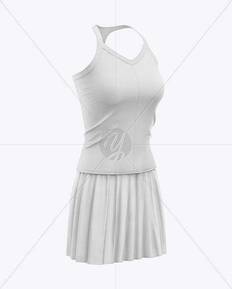 Download Women's Tennis Clothing Set Mockup