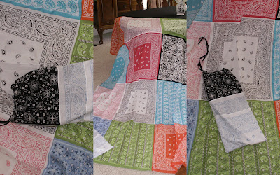 Sewing Projects on Sew Gramma Sew  Bandana Picnic Blanket Or Table Cloth