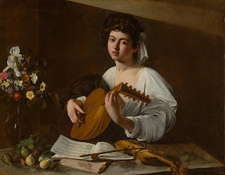 Caravaggio, "Tañedor de laúd"