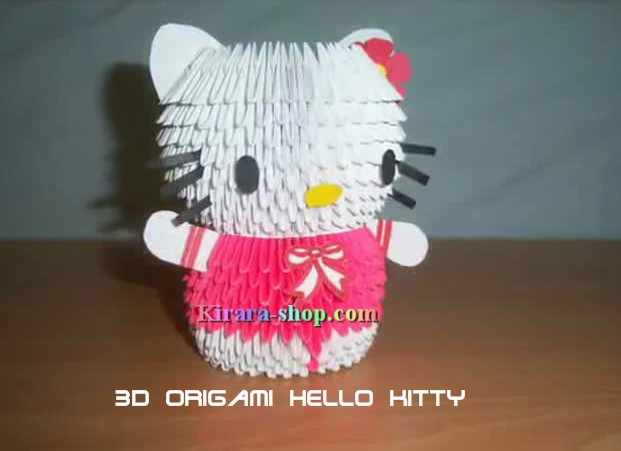 imo haircut Applique Origami  Video panduan membuat 