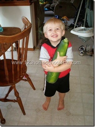 Kids Gardening GIANT Zucchini