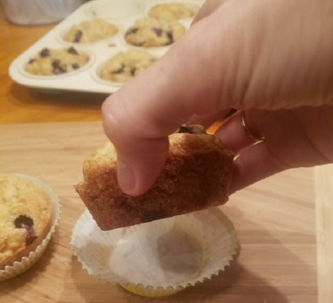 sour cream muffins with raisins