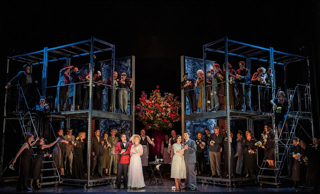 Puccini: La Rondine - Elgan Llyr Thomas, Claire Lees, Sébastien Guèze, Galina Averina - Opera North (Photo: Tristram Kenton)