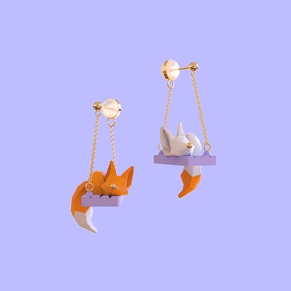 Whimsical Pixelated Animal Jewelry from AHEDProject