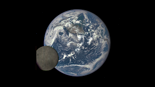 Earth and the far side of the Moon seen by DSCOVR Observatory