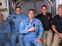 SpaceX Nasa Mission: Astronauts on historic mission enter space station.