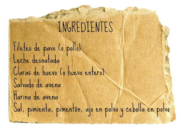 ingredientes nuggets pavo