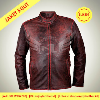 jaket kulit sulam asli garut enjoy leather