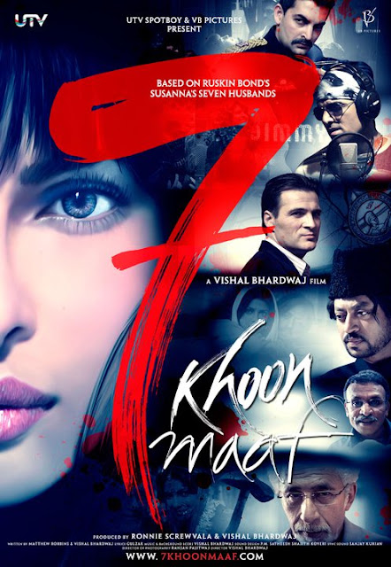 7 Khoon Maaf, Hindi Movie 7 Khoon Maaf, Bollywood Movie 7 Khoon Maaf, Hindi Movie 7 Khoon Maaf By Priyanka Chopra, Priyanka Chopra In Movie 7 Khoon Maaf, 7 Khoon Maaf Cast, 7 Khoon Maaf Synopsis, Review Movie 7 Khoon Maaf, Info dan Sinopsis 7 Khoon Maaf,