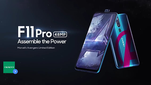 Available for pre-orders starting today, April 26, 2019 at selected Oppo concept stores, is the limited edition Marvel's Avengers Oppo F11 Pro!!!