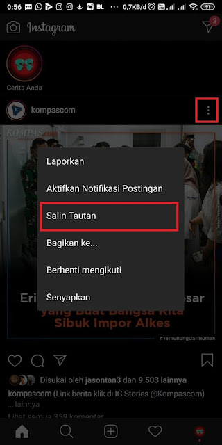 Cara Repost Postingan Instagram tanpa Aplikasi