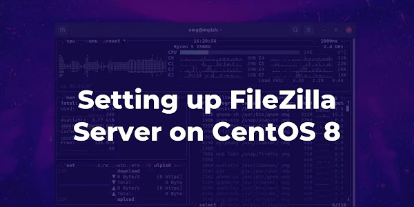 Setting up FileZilla Server on CentOS 8
