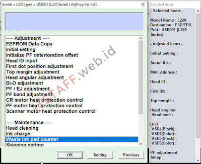 Waste ink pad counter - ITSTAFF.web.id