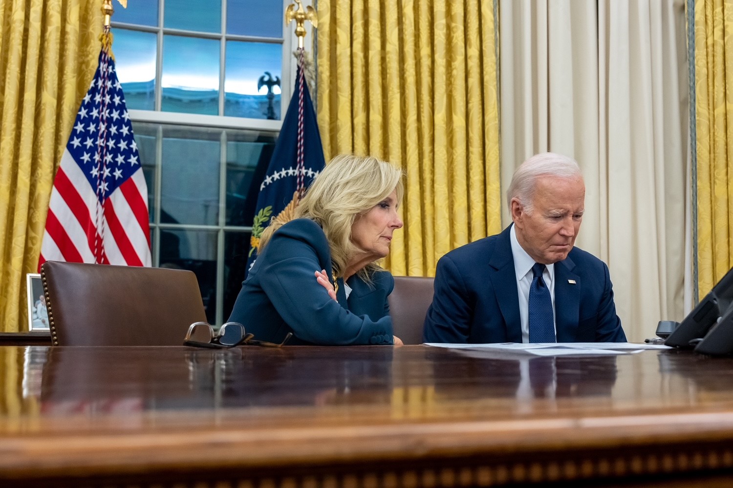 President of the US, Joe Biden and his wife, Jill Biden