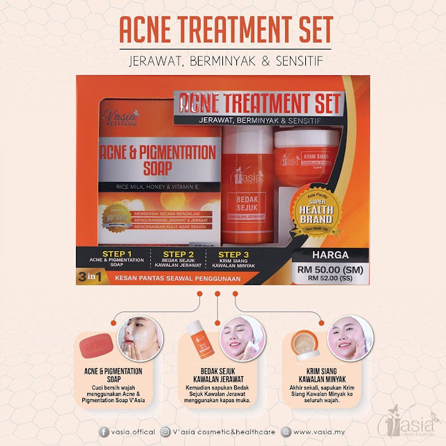 Acne Treatment Set V'asia