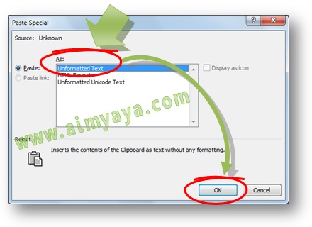 Cara Copy+Paste (Menyalin) Teks Tanpa Hyperlink Di Microsoft Word