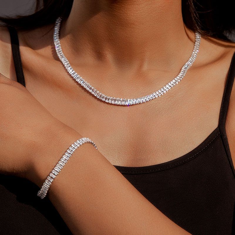 Moissanite Choker Necklace