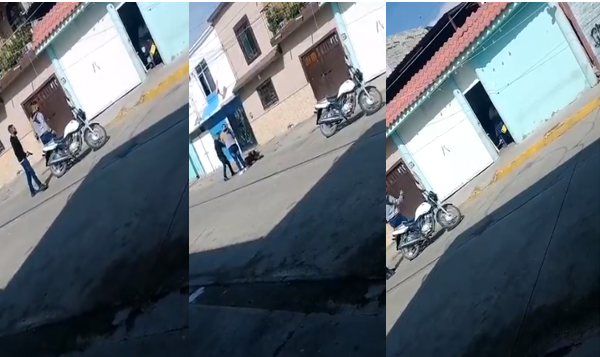 Video: Así tranquilamente bajaron y remataron Motosicarios a hombre en Celaya; Guanajuato, le pidieron a los vecinos meterse y a el le pusieron su respectiva cartulina