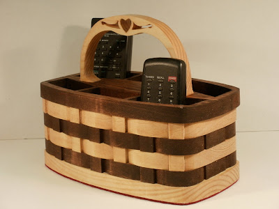 remote control organizer basket for 6 remotes