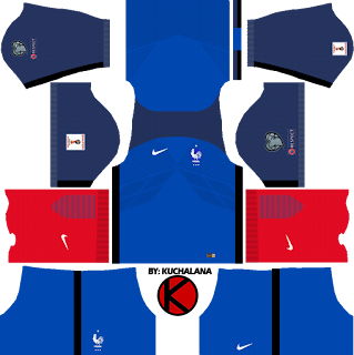  for your dream team in Dream League Soccer  Baru!!! France Nike Kits 2017 - Dream League Soccer