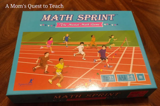 cover of Math Sprint game box