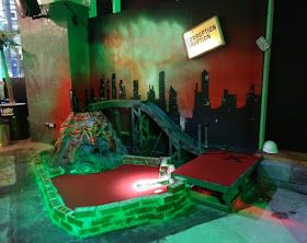 Junkyard Crazy Golf course in Manchester