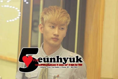 Super Junior Eunhyuk blonde