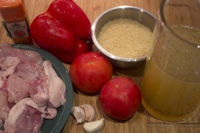 Ingredientes Arroz con pollo