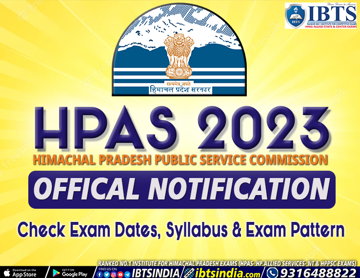 HPPSC HPAS 2023 Notification Out | Check HPAS 2023 Exam Dates, Syllabus & Exam Pattern