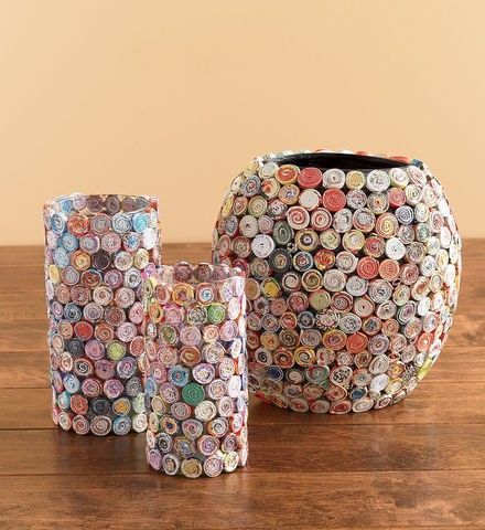  home  decoration  with newspaper Art Craft  Gift Ideas 
